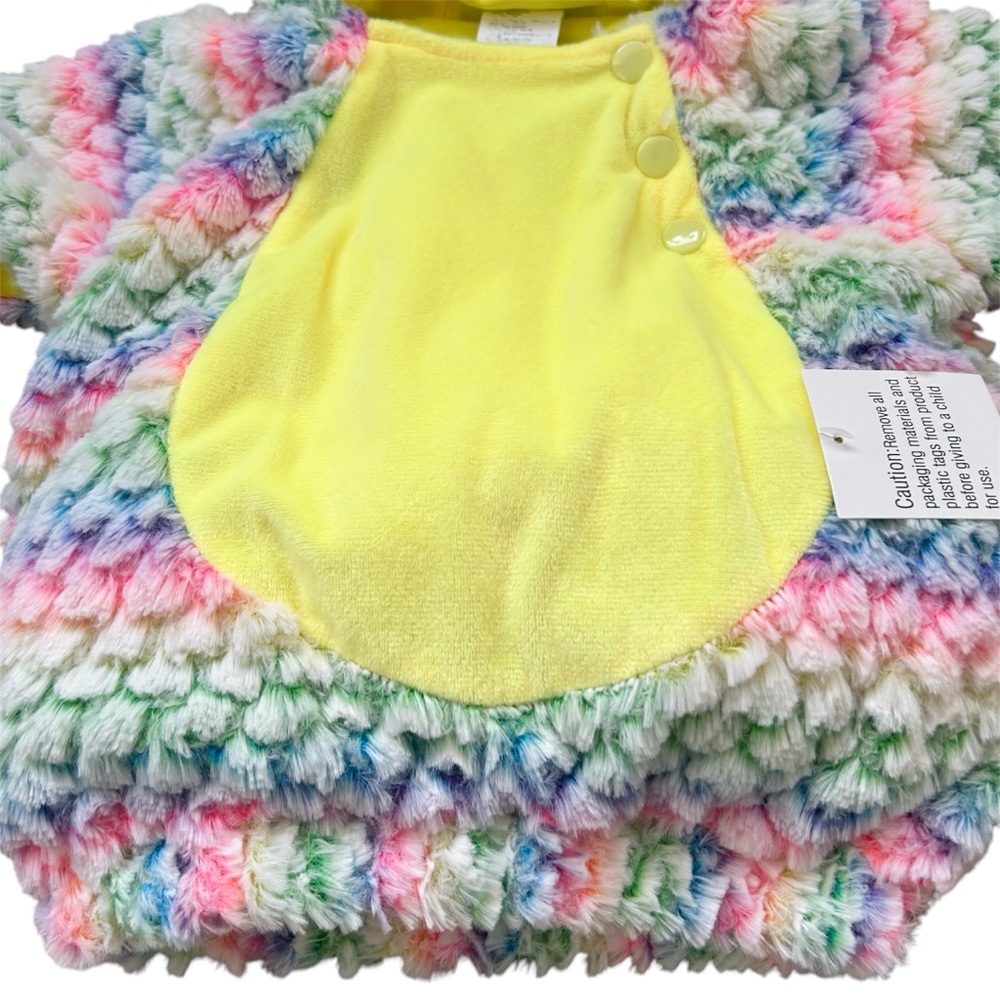 New Hyde and Eek Baby Ostrich Plush Multicolor Pullover Padded Costume 0-6 Month - Picture 4 of 10